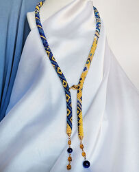 Прикраса із бісеру джгут- ларіат Сузір´я надії