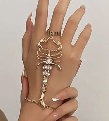 Женский браслет скорпион, браслет в виде скорпиона, украшение скорпион