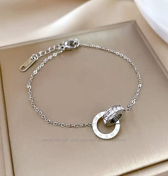 Элегантный женский браслет bvlgari style с римскими цифрами