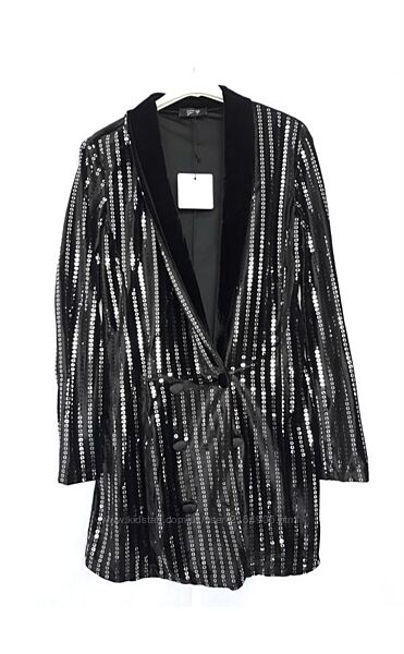 Нарядний піджак в паєтках