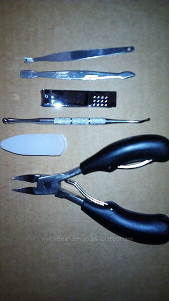 Кусачки усилены для толстых ногтей, набор 5 предметов