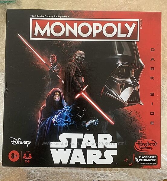 Настільна Гра Монополія Зіркові Війни Monopoly Star Wars Dark Side Hasbro