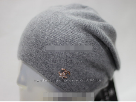 Шапка, разные цвета с нитью ангоры