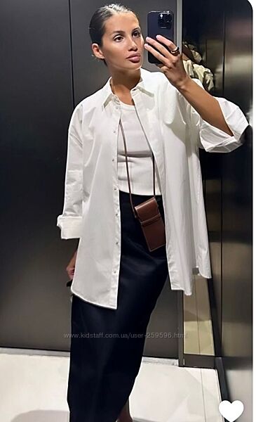 Біла сорочка оверсайз