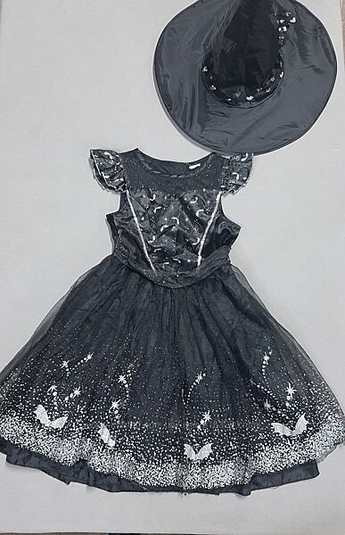 Карнавальный новогодний костюм Колдунья Ведьмочка Волшебница на Хеллоуин