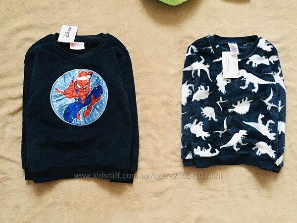 6-8 рок Dіsney. фліска, толстовка, кофта. Спайдермен і Динозаври. на манжет