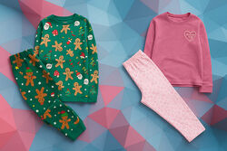 11-12 років, Primark. George флісова та велюрова піжами з Пряничним чоловіч