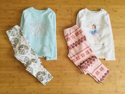 7-8 р. , Primark флісова піжама з Балериною та Холодне Серце. тепла, мякень
