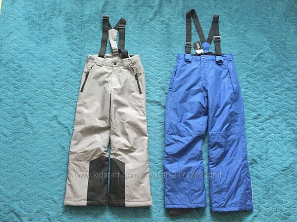 8-10 рок. Зимові лижні штани від німецького бренду Crivit чудово захистять