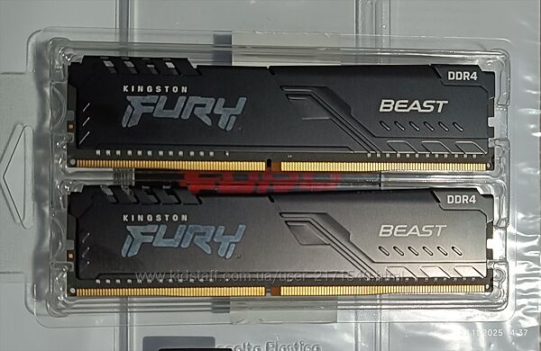 Продам ОЗУ DDR4 16GB 2x8GB в идеальном состоянии
