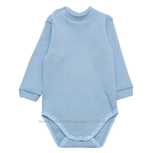 Дитячий боді-гольф з утепленням, рубчик начіс, зріст від 68 см до 98 см