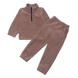 Теплий флісовий костюм світшотштани, на зріст від 98 см до 146 см