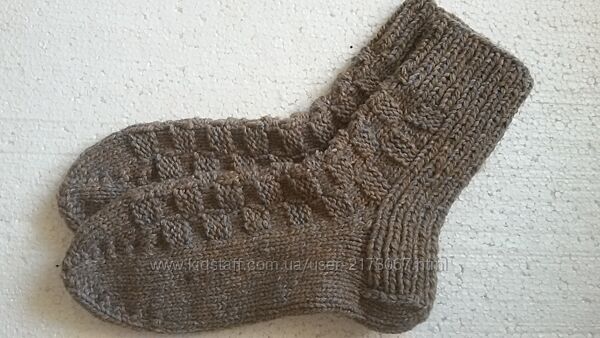 Теплі чоловічі шкарпетки ручної роботи