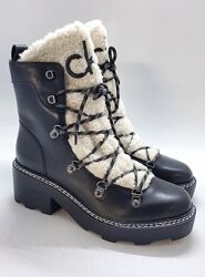 Жіночі шкіряні чорні черевики оригінал Calvin Klein 36 розмір 23 см. устілк