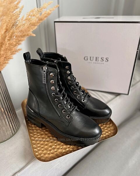 Жіночі чорні черевики оригінал Guess Гесс 38 та 39 розмір 