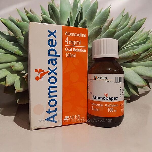 Atomoxapex oral solution Атомоксапекс розчин оральний Атомоксетин 100 мл