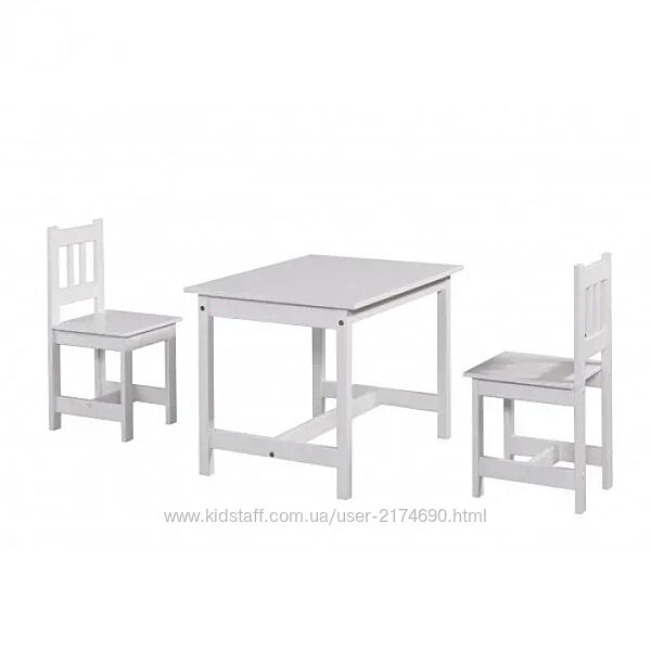 Дитячий столик і два стільці Pinio Тріо Junior від 4 до 7 років