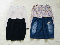 5-6 рок. , 110-122 зріст Брендові сукні Gap. George. натуральні. cotton. ста