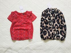 5-6 рок. 110-116 зріст. Primark. Ovs Італія. яскраві блузи. віскоза. нові з