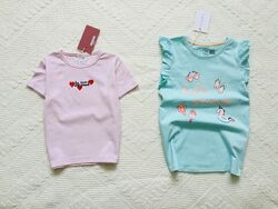 8-9 рок. 128-134 зріст. Zara. Primark. яскраві Футболки. 100 бавовна. нові