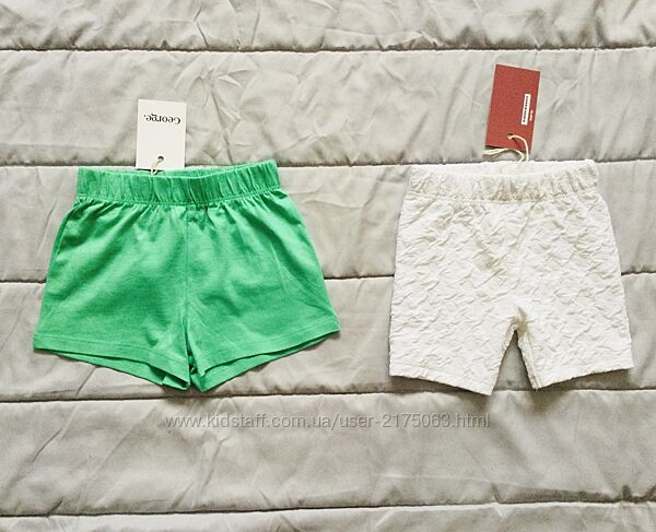1-2 рок. , 86-92 зріст George. River Island. шорти, трикотажні. 100 бавовна