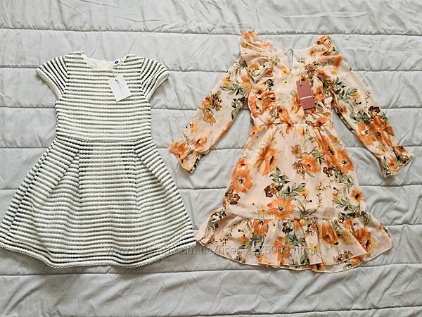 6-7 рок. , Primark. ошатні сукні на натуральній підкладці нові з бірками Ши
