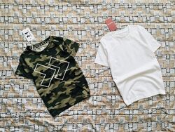 7-8 рок. F&F. Under Armour. біла бавовна і мілітарі спортивна dry fit. Ориг