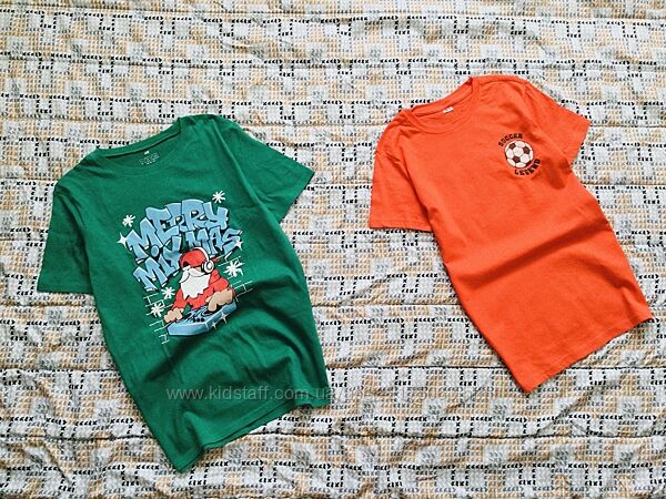 10-12 рок. 146-152 зріст. Zeeman. H&M. яскраві Футболки. 100 бавовна Оригі