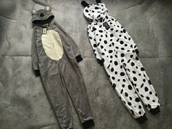 11-12 рок. Amazon Флісовий кігурумі Панда і Долматинець Супер - тепла піжам