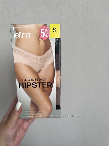 Трусики сліпи  felina ladies  жіночі 5шт/уп s, 5 кольорів