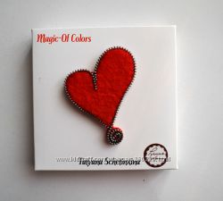  Фетровые брошки.