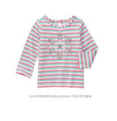 Красивые регланы Gymboree  для девочек 4, 5  лет