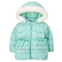 Нова куртка для дівчинки Gymboree, тепла флісова підкладка, знімний капюшон