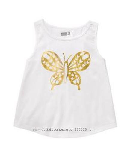 Стильные майки Crazy8 и H&M для девочек 6-12, 12-24 мес, 2, 3, 5 лет