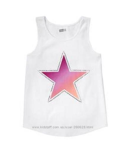 Летние майки H&M и Crazy8 для девочек 2, 4-6, 6-8 и 7-8 лет
