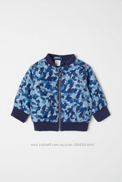 Куртка бомбер H&M для мальчиков  2-3 года