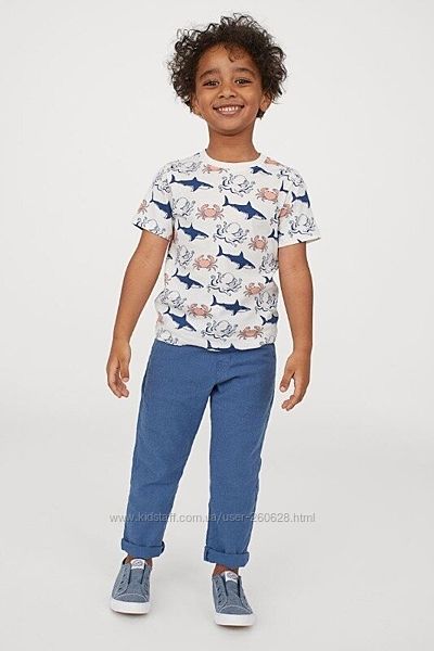 Модные джоггеры, чиносы, брюки H&M на мальчиков 3-4, 4-5, 7-8 лет