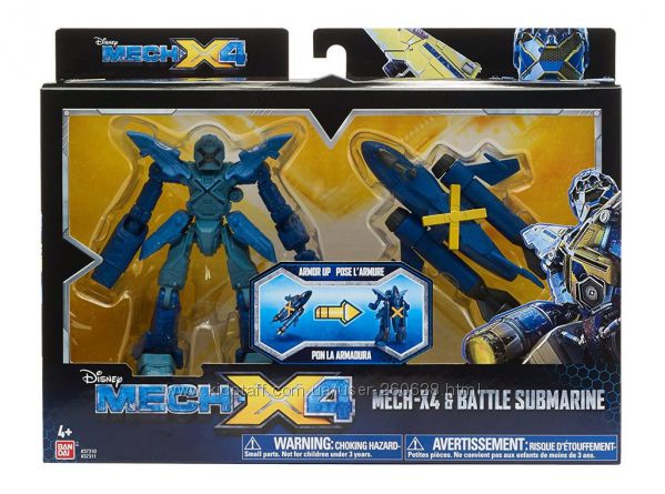 Фигурки Mech-X4 5 Robot & Battle Submarine Dual Pack Оригинал
