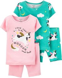 Хлопковые пижамы Carter&acutes для девочек 3, 4 и 5 лет