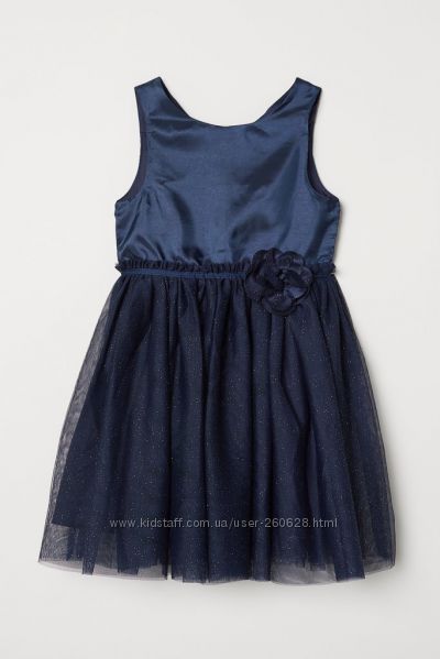 Нарядное праздничное платье H&M для девочки 4-5 лет