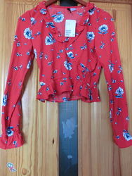Блуза с Н&М.  Размер 4 XS. Бесплатная доставка УП