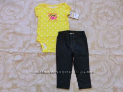 Комплекты Carters  девочек  р. 12М, 18М,  24 М. Оригинал