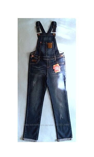 Джинсовый Комбiнезон Вайкiкi/140см/Плотний-Комбинезоны/Джинс-116-140см