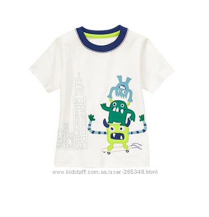 Новая футболка Gymboree для мальчика размер 4Т