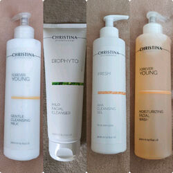 Новий очищуючий гель молочко Christina BioPhyto AHA Forever Young