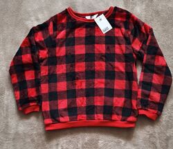 Нова тепла пухнаста кофта H&M для дівчинки. Розмір 8-10