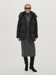 Новий зимовий пуховик Massimo Dutti. Розмір S