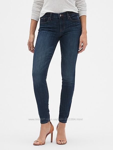 Женские джинсы Gap Mid Rise Legging Jeans, 25 размер