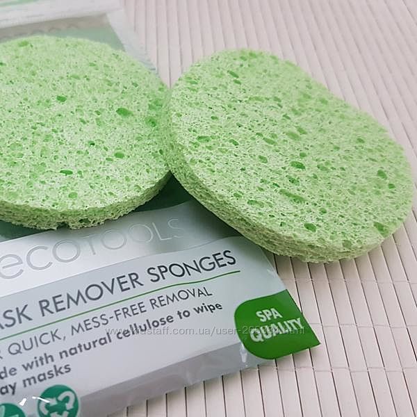 Спонжи для удаления маски Ecotools mask remover sponges. Оригинал