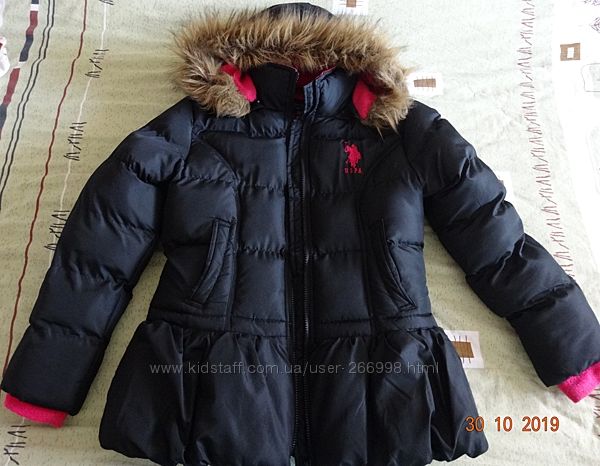 Куртка для девочки U. S. Polo, рост 164см